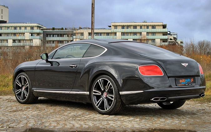 Bentley Continental GT cena 239900 przebieg: 167800, rok produkcji 2013 z Kołaczyce małe 301